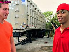 素人, アナル, 黒人, 黒人, ゲイ, アウトドア, ポルノスター, 公共