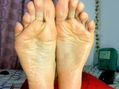 Amateur, Feet, Femdom, Foot fetish, Footjob, Latina, Mistress, Solo