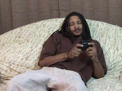 Gros cul, Grosse bite, Gros seins, Noire, Sucer une bite, Brunette brune, Queue, Noir ébène