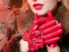 Weibliche domination, Handschuhe, Selbstgemacht, Leder, Milf, Herrin, Erotischer film, Schwedisch