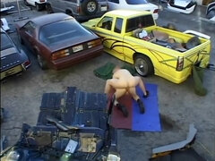 18, ブロンド, 車, イく瞬間, チン, ハードコア, タトゥー, ティーン
