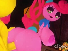 Mommy Long Legs' Doggystyle Fun with Big Cock Friend