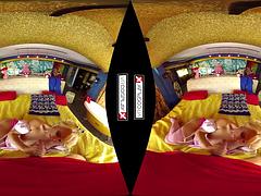 Dreidimensional, Tussi, Grosser arsch, Grosse titten, Blondine, Blasen, Pov, Titten