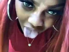 Tetas grandes, Negro, Ébano, Pezones, Pelirrojo, Tetas