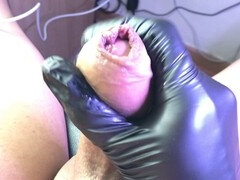 Grosser schwanz, Spermaladung, Extrem, Schwul, Latex, Massage, Masturbation, Solo