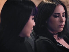 アナル, お尻, ブロンド, 茶髪の, Hd, タトゥー, 三人, オッパイの