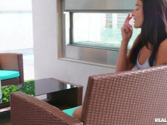 Leie, Arsch, Latina, Lesbisch, Masturbation, Natürlichen titten, Flotter dreier, Titten