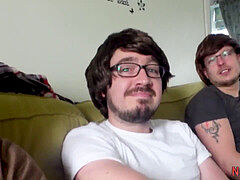 Boy, sperm face, guy goo