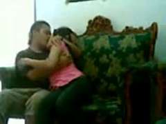 nasty malay chick pounded on the sofa(low quality)