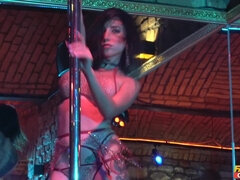 デカパイ, 巨乳な, 手コキする, ヒール, ピアス, オマンコ, 現実, 三人