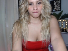 Gros seins, Blonde, Fille latino, Masturbation, Seins naturels, Solo, Adolescente, Webcam