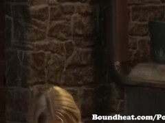 Badkamer, Blond, Hd, Lesbisch, Meesteres, Slaaf