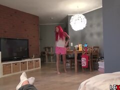 Tetas grandes, Mamada, Estilo perrito, Alemán, Sexo duro, Pequeña, Pelirrojo, Montar