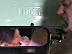 Anal, Morena, Autobús, Estrella porno