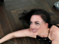 Blasen, Hundestellung, Fingern, Lecken, Masturbation, Natürlichen titten, Muschi, Vibrator