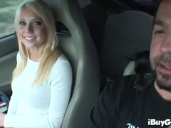 Grosse titten, Blondine, Vollbusig, Auto, Fetisch, Nippel, Öffentlich, Realität