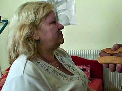 お婆さん, 巨大, 熟年, 淫乱熟女, 現実, 妻