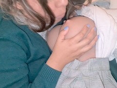 18, 素人, 大学生, なめる, 三人, ユニフォーム