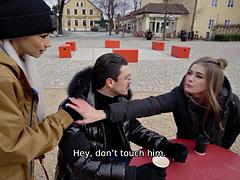 Grote lul, Man die toekijkt, Hardcore, Latijnse vrouw, Gezichtspunt, Trio, Vrouw