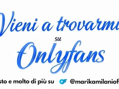 フェラチオ, イマラチオ, ディルド, 女, 巨大なディルド, イタリア人, ハメ撮り, 一人