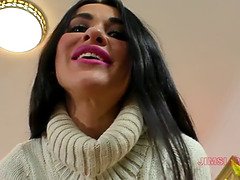 Enjoy the best of Brazil in HD POV with horny young girl and her hairy pussy