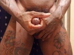 Grosser schwanz, Schwarz, Schwul, Behaart