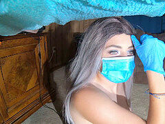 Bondage discipline sadomasochisme, Grote lul, Lul, Handschoenen, Masker, Speelgoed