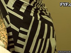 デカ尻, デカチン, デカパイ, フェラチオ, 茶髪の, ホテル, 怪物