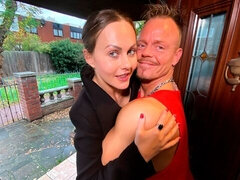 素人, ベッドルーム, デカ尻, デカパイ, フェラチオ, イギリス人, バック, 淫乱熟女