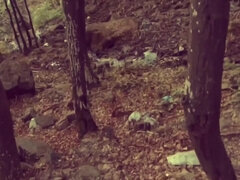 素人, アナル, お尻, ブロンド, アウトドア