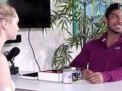 Enthousiasteling, Grote kont, Grote lul, Grote mammen, Blond, Universiteit, Hd, Spier