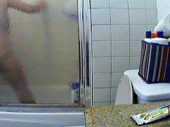 Asiático, Ducha, Adolescente, Voyeur