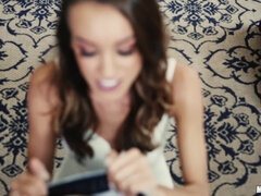 Enthousiasteling, Amerikaans, Kont, Bruinharig, Lul, Vriendin, Latijnse vrouw, Buiten