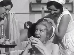 Ladies bathing, retro