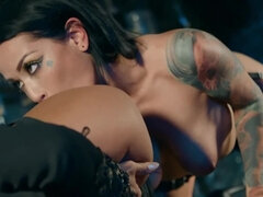 Cunnilingus, Lesbiana, Al aire libre, Pelirrojo, Nalgadas, Juguetes