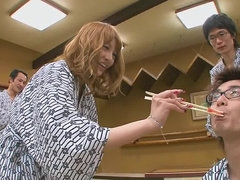 デカパイ, ブロンド, 中出し, フェティッシュ, グループ, Hd, 日本人, 公共