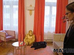 エロ熟女, 汚れた　, Hd, 熟年, 母, 剃毛, 息子, ストッキング