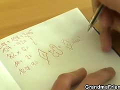 ぽっちゃり, チェコ, お婆さん, 毛深い, 熟年, 現実, 教師, 三人
