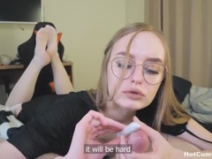 Enthousiasteling, Blond, Pijpbeurt, Sperma shot, Rijpe lesbienne, Moeder die ik wil neuken, Russisch, Taboe