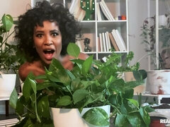 黒人, 指いじり, 毛深い, オナニー, ストリッピング, ティーン, オッパイの, ウェブカメラ