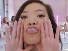 69, Lécher le cul, Noire, Blonde, Lesbienne, Léchez, Orgie, Piscine