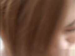 Pleasing asian girl got hard hammered