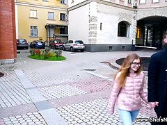 Sucer une bite, Lunettes, Léchez, Chatte, Chevaucher, Criant, Rasée, Adolescente