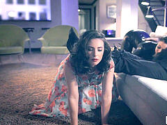 茶髪の, イく瞬間, 服従, 現実, 奴隷, スパンキング, 禁句, 三人