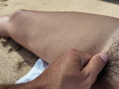 Leie, Strand, Grosse titten, Flashen, Milf, Nackt, Pov, Öffentlich