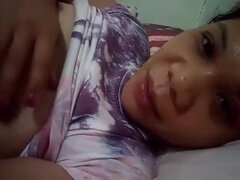 Asiático, Consolador, Orgasmo, Pequeña, Maestra, Tetas, Juguetes, Esposa