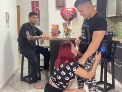 Amateur, Cornudo, Polla, Estilo perrito, Novia, Casero, Latina, Puta