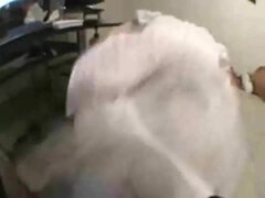 アナル, お尻, デカパイ, 茶髪の, チン, 淫乱熟女, オッパイの