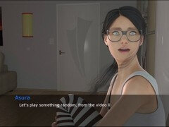 18, アジア人, はじめて, ゲーム, 彼女, 義母, ティーン, オッパイの