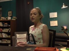 Rubia, Mamada, Engañando, Semen en la boca, Corridas, Maduro, Orgasmo, Coño